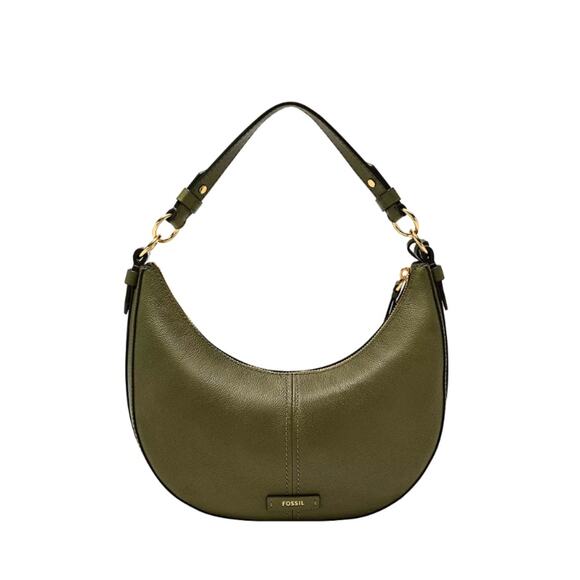 Fossil Women's Loden Green Shae Hobo Bag Size Small - Picture 11 of 12
